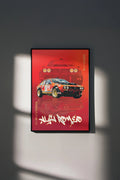 Alfa Romeo Sport Edition Print in Red - No Frame - North Shutter - car_photography_bucharest