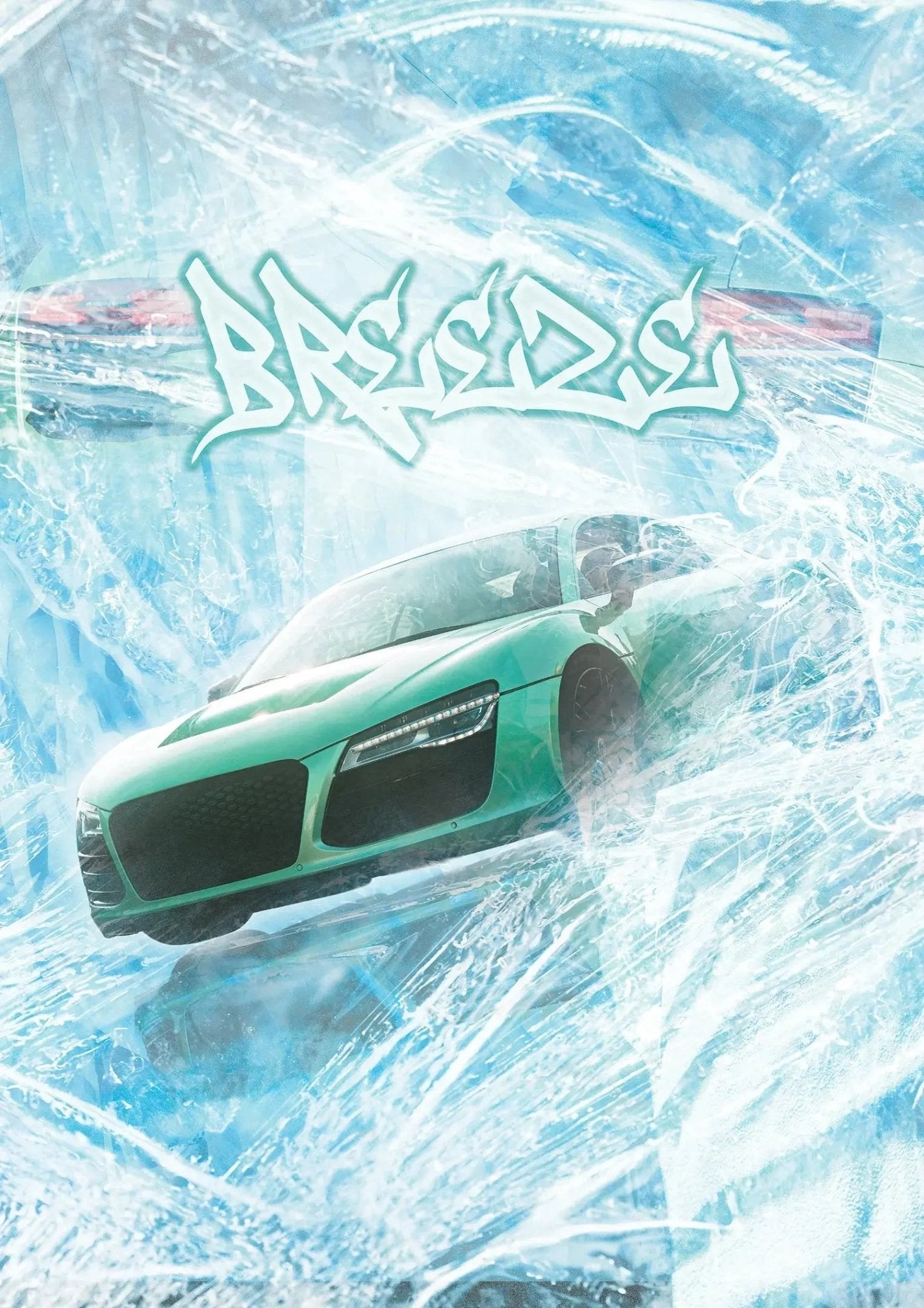 Audi R8 Mint Print - No Frame - North Shutter - car_photography_bucharest