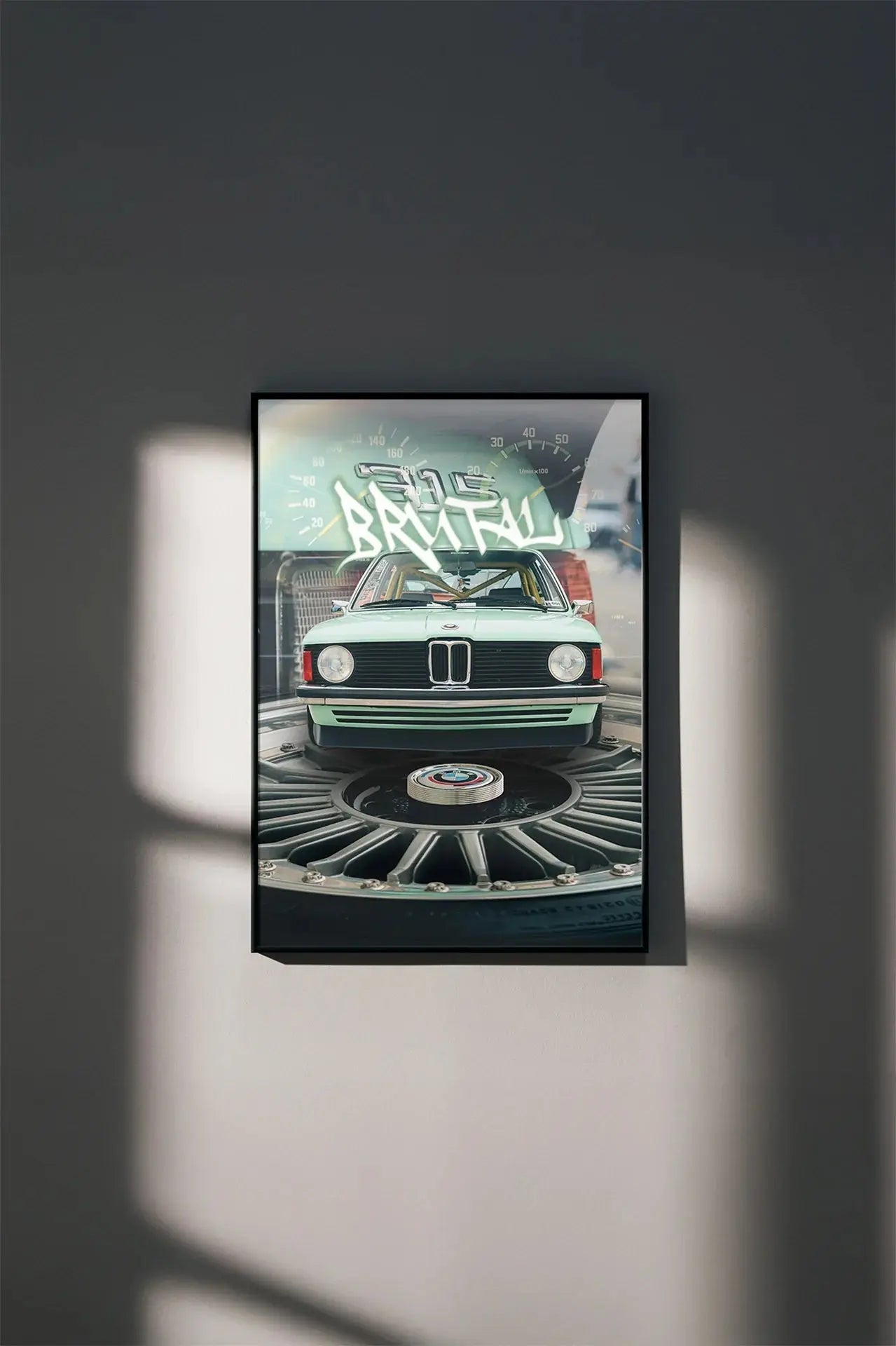 BMW E21 Print Custom Design - No Frame - North Shutter - car_photography_bucharest