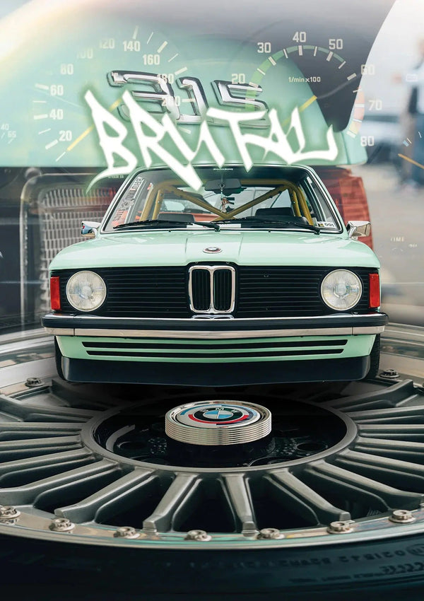BMW E21 Print Custom Design - No Frame - North Shutter - car_photography_bucharest