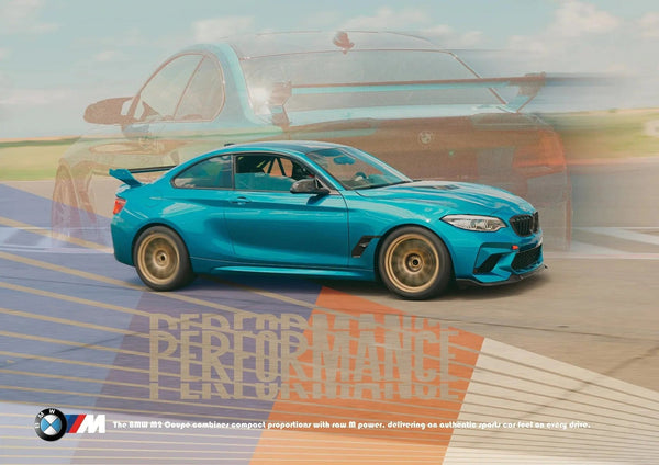 BMW Poster M2 Coupe Print - No Frame - North Shutter - car_photography_bucharest
