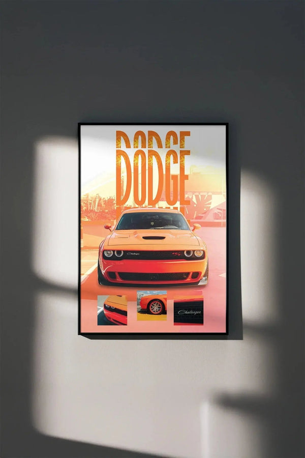 Dodge Challenger Print - No Frame - North Shutter - car_photography_bucharest