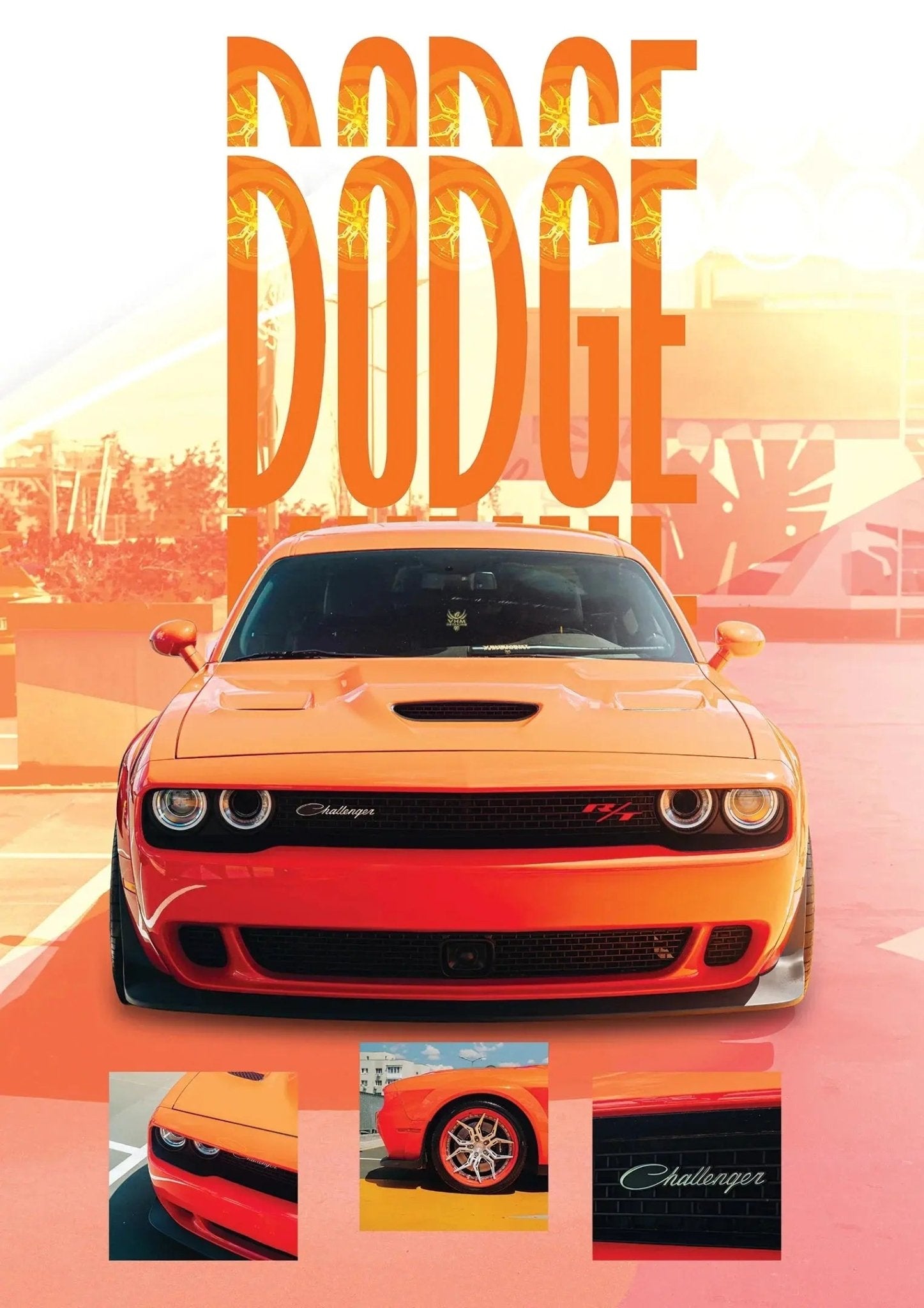 Dodge Challenger Print - No Frame - North Shutter - car_photography_bucharest