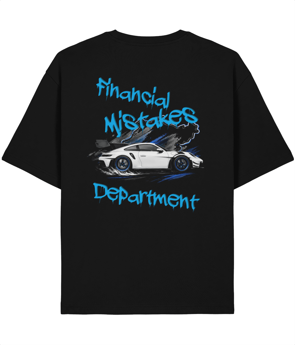 Financial Mistakes Department T-Shirt | Stanley/Stella - North Shutter - Porsche T-shirt Tricou Porsche - Oversized
