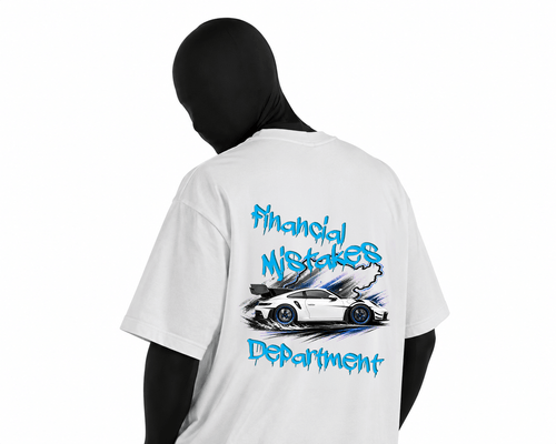 Financial Mistakes Department T-Shirt | Stanley/Stella - North Shutter - Porsche T-shirt Tricou Porsche - Oversized