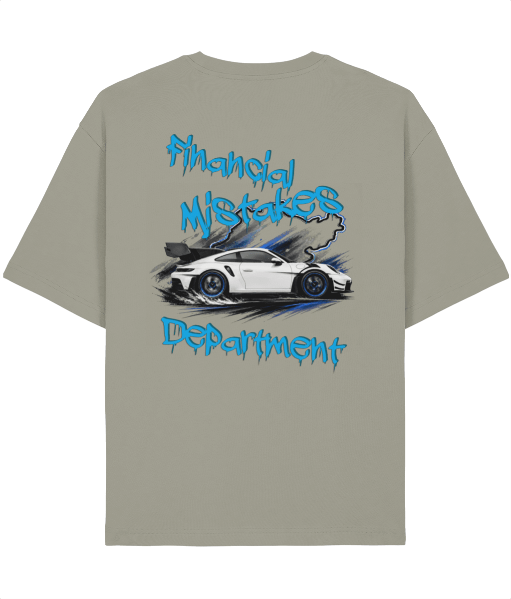 Financial Mistakes Department T-Shirt | Stanley/Stella - North Shutter - Porsche T-shirt Tricou Porsche - Oversized