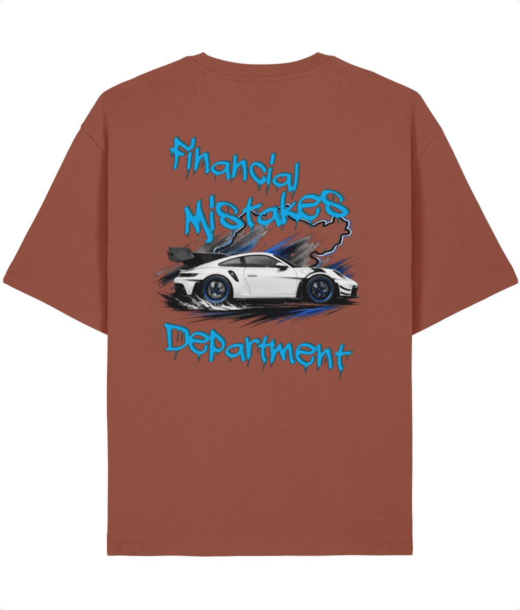 Financial Mistakes Department T-Shirt | Stanley/Stella - North Shutter - Porsche T-shirt Tricou Porsche - Oversized