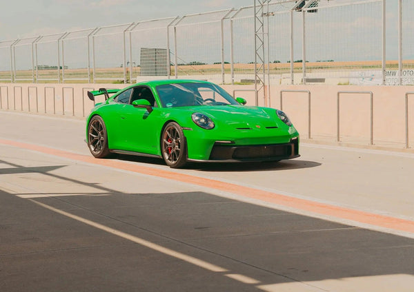 Green Porsche Print - No Frame - North Shutter - car_photography_bucharest