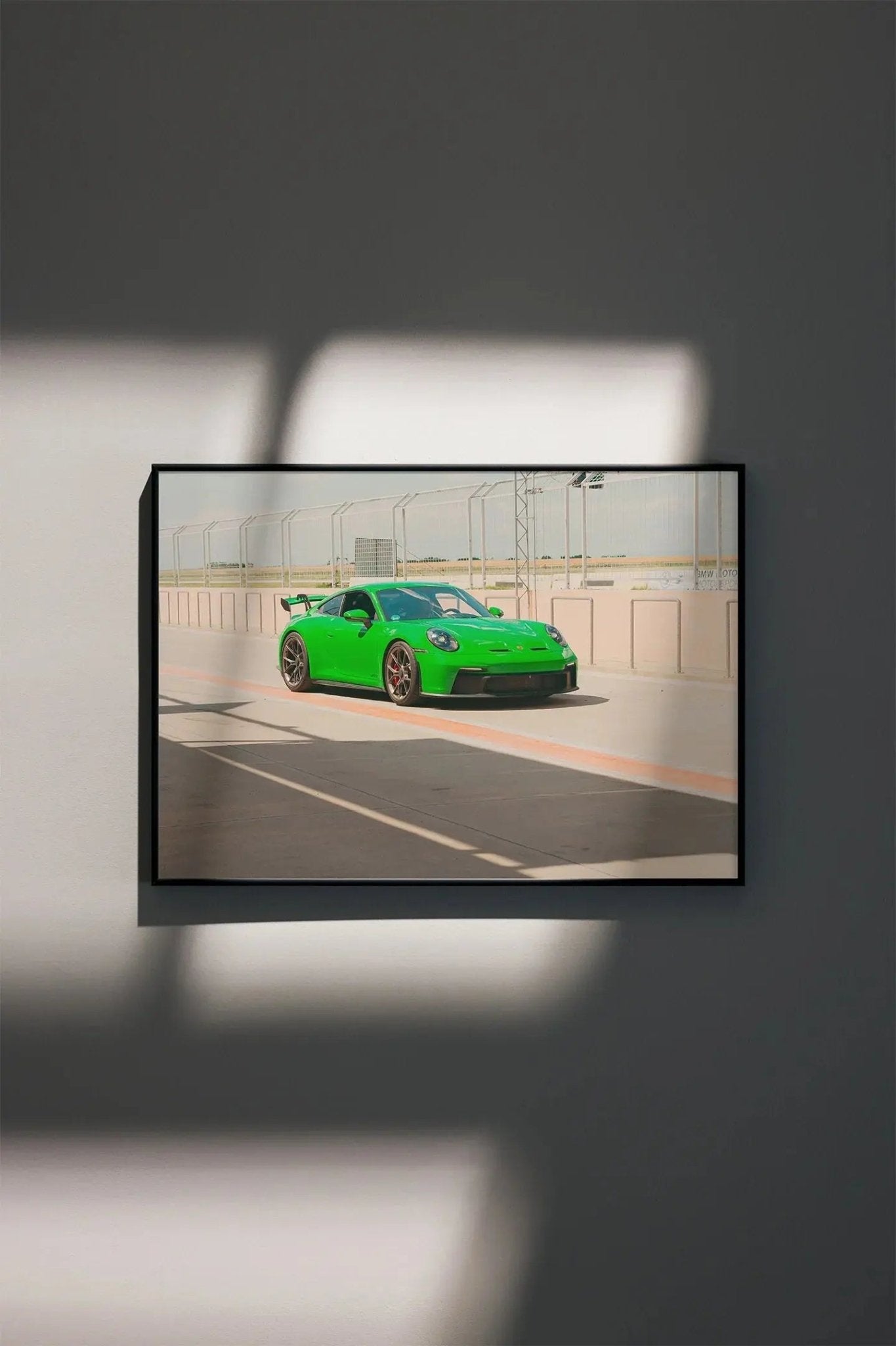 Green Porsche Print - No Frame - North Shutter - car_photography_bucharest
