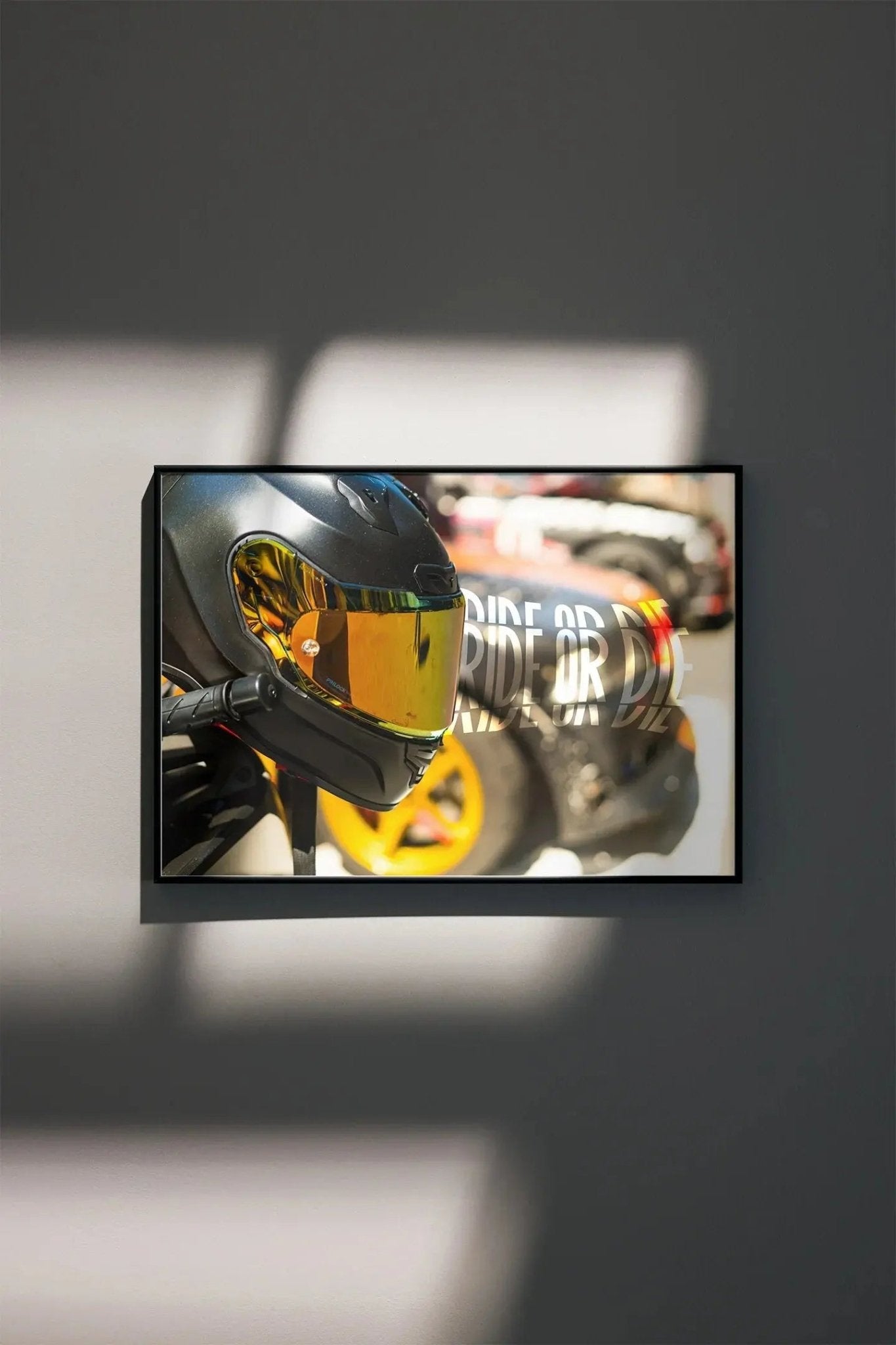 Motorcycle Ride or Die Print - No Frame - North Shutter - car_photography_bucharest