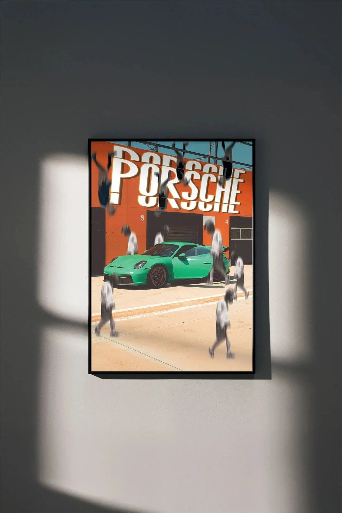 Porsche Abstract Print - No Frame - North Shutter - car_photography_bucharest