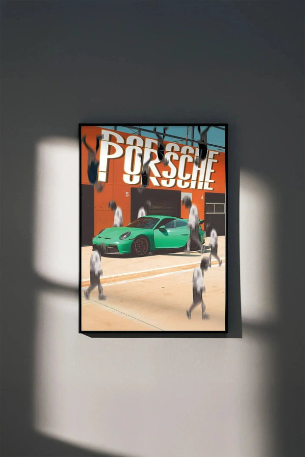 Porsche Abstract Print - No Frame - North Shutter - car_photography_bucharest