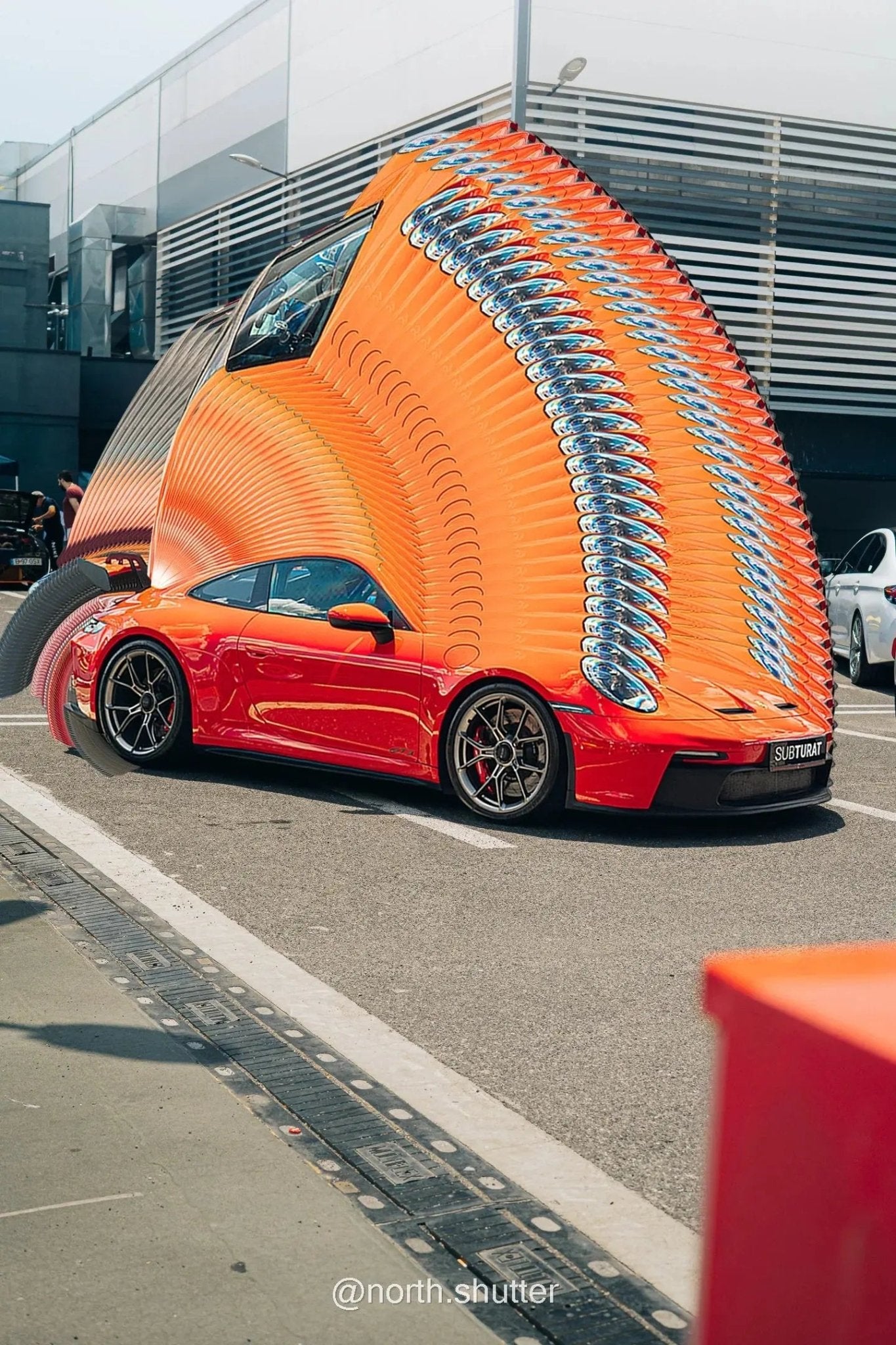 Porsche Art Print Abstract - No Frame - North Shutter - car_photography_bucharest