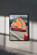 Porsche Art Print Abstract - No Frame - North Shutter - car_photography_bucharest