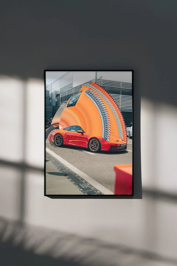 Porsche Art Print Abstract - No Frame - North Shutter - car_photography_bucharest
