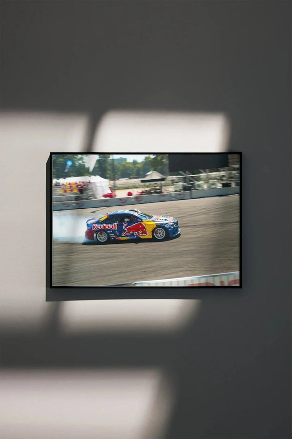 Redbull Car Drifting Print - No Frame - North Shutter - car_photography_bucharest
