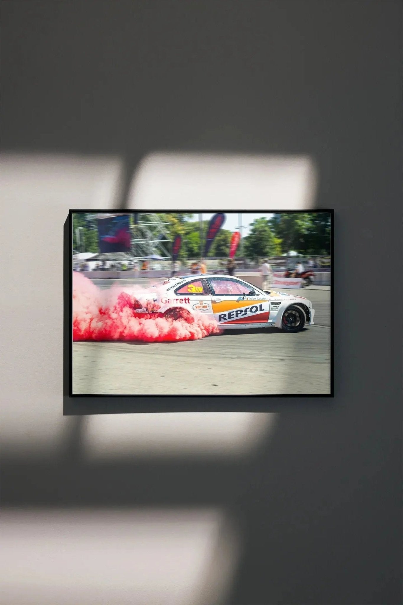 REPSOL Car Drifting Print - No Frame - North Shutter - car_photography_bucharest