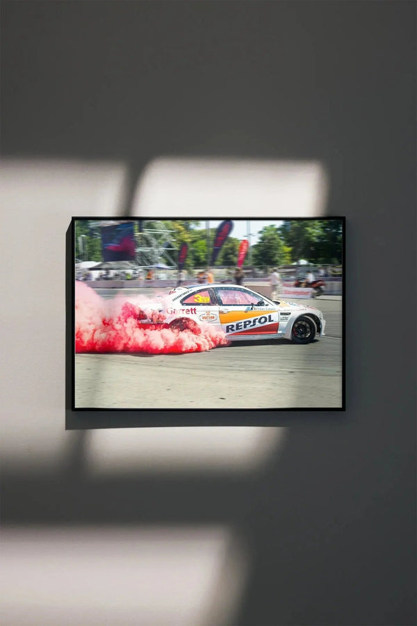REPSOL Car Drifting Print - No Frame - North Shutter - car_photography_bucharest